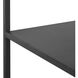 Eiffel Black Low Bookcase, Small